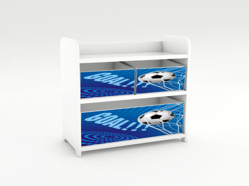 Becks organizér Comfort Futbal modrý